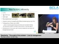 Blepharitis the scale of the problem Live lid management by Associate Professor Jennifer Craig