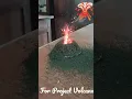 How to make Artificial Lava | Active Volcano 🌋