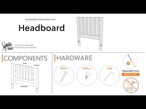 Fraluna - King Headboard Panel - Charcoal