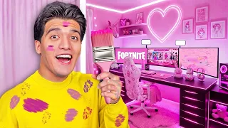 مقلب   حولت غرفة اخي الي غرفة باربي       نهاية صادمة      دندنها