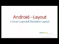 Android Tutorials Android Layout 2 Linear and Relative Layout In Hindi Part D-Soft
