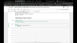 Python Function - Default Values