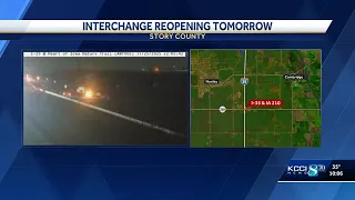 Interstate 35 interchange reopening in Story County