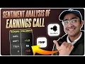 How to do Sentiment Analysis of Earnings Call Transcript using TextBlob FMP API