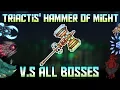 Triactis Hammer of Might V S All Bosses 5000 Subscriber special Terraria - Calamity Mod 1 2