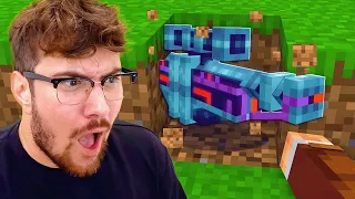 Minecraft But Everything Drops OP Guns