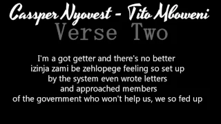 cassper nyovest tito mboweni lyric video