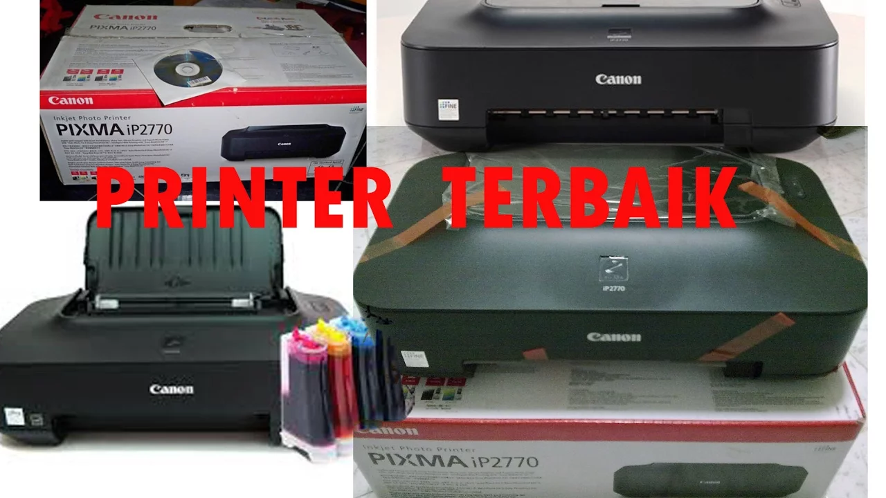 Cara Reset Printer Canon IP2770 Error Number 5B00 Lampu Power Dan Kertas Berkedip Bergantian. 