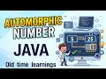 Automorphic Number in JAVA