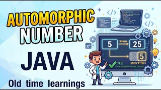 Automorphic Number in JAVA