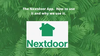 Download The Nextdoor App- How to use it and Why we use it #nextdoorapp MP3