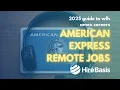 American Express Remote Jobs 2025 Guide to WFH Amex Careers