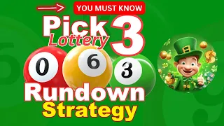 Proven Pick 3 Strategy How to Use the 063 Rundown Workout Georgia Example