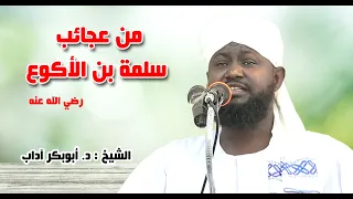 من عجائب سلمة بن الأكوع رضي الله عنه   الشيخ د  أبوبكر آداب دندنها