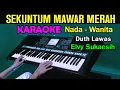 Lagu SEKUNTUM MAWAR MERAH - KARAOKE Nada Wanita | Elvy Sukaesih