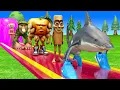 Download Lagu Long Slide Game With Cow Elephant Gorilla Hippopotamus Tiger 3d Animal Game Funny 3d Animals