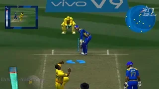 chennai super kings vs mumbai indians 5 overs ipl match 2018 part 1 ea cricket 18 pc gameplay