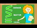 Mayor que igual que menor que de numeros para ninos De Peques Aprenden Jugando