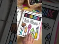 Emergency Art Sub Plan Binder for Elementary Middle School Forms Worksheets for Sick Days