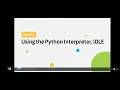 2 Using the Python Interpreter IDLE