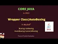 29 Java Wrapper Class AutoBoxing in Telugu