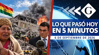 🔵 Noticias 6 de setiembre: TRES MUERTOS EN BOLIVIA TRAS EXPLOSIONES EN UNIDAD MILITAR