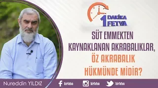 Süt emmekten kaynaklanan arkabalıklar, öz akrabalık hükmünde midir?