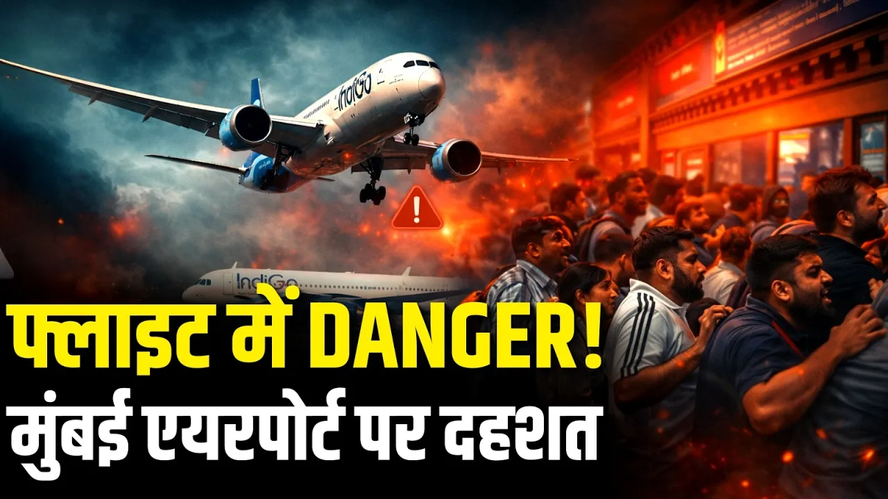 IndiGo फ्लाइट में DANGER, Mumbai Airport पर हड़कंप!