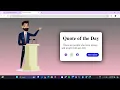 How to create Random Quote Generator Using HTML CSS JS in simple way in short