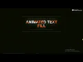 Animated Text Fill With Html And CSS