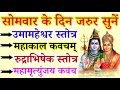 Lagu सोमवार के दिन जरूर सुनें|उमामहेश्वर स्तोत्रम्|महाकाल कवच|रुद्राभिषेक स्तोत्र|महामृत्युंजय कवच मंत्र 
