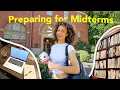 College Week in my Life DURING MIDTERM SEASON study routine film school classes at USC