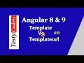 Angular 8 tutorial in hindi template VS templateUrl In Angular 8 in hindi