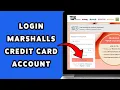 How To Login Marshalls Credit Card Account Online 2025 Sign In Access TJX Rewards Credit Card