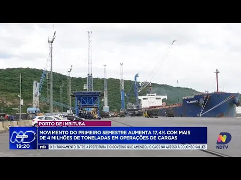 Crescimento significativo: Porto de Imbituba movimenta quatro milhões de toneladas em cargas