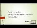 Setting-up PHP Development Environment in Windows