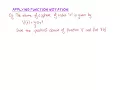 YR 11 METHODS APPLYING FUNCTION NOTATION