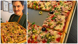 متزيدوش تشروها من برا بيتزا كاري الوصفة لي جامي نبدلها مقرمشة بجميع الأسرار راح يطلبو منك لوصفة 