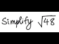 Radicals Simplify 48