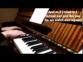 Replica - The xx (piano cover+lyrics)