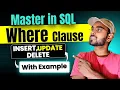 SQL WHERE Clause in Hindi Data Filter SQL Tutorial by Coding with Bajrangi