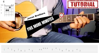 Download GUITAR TUTORIAL, Jonas Brothers - Five More Minutes (SOLO+TABS+CHORDS) MP3