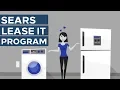Sears LEASE IT Program Budget-Friendly Payments