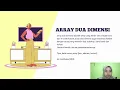 Presentasi UTS Struktur data pada Python dengan materi ARRAY