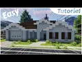 How to build a Small Suburban House Minecraft Tutorial