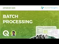 Batch Processing - Advanced QGIS