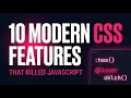 10 Modern CSS Features That Replace Entire Libraries