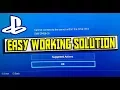 HOW TO FIX CANNOT CONNECT TO SERVER DNS ERROR ON PS4 NW-31456-9 NW-31520-1 WORKING 2020