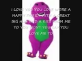 Download Lagu Barney i love you lyrics