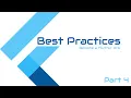 s Flutter Tutorial - Best Practices